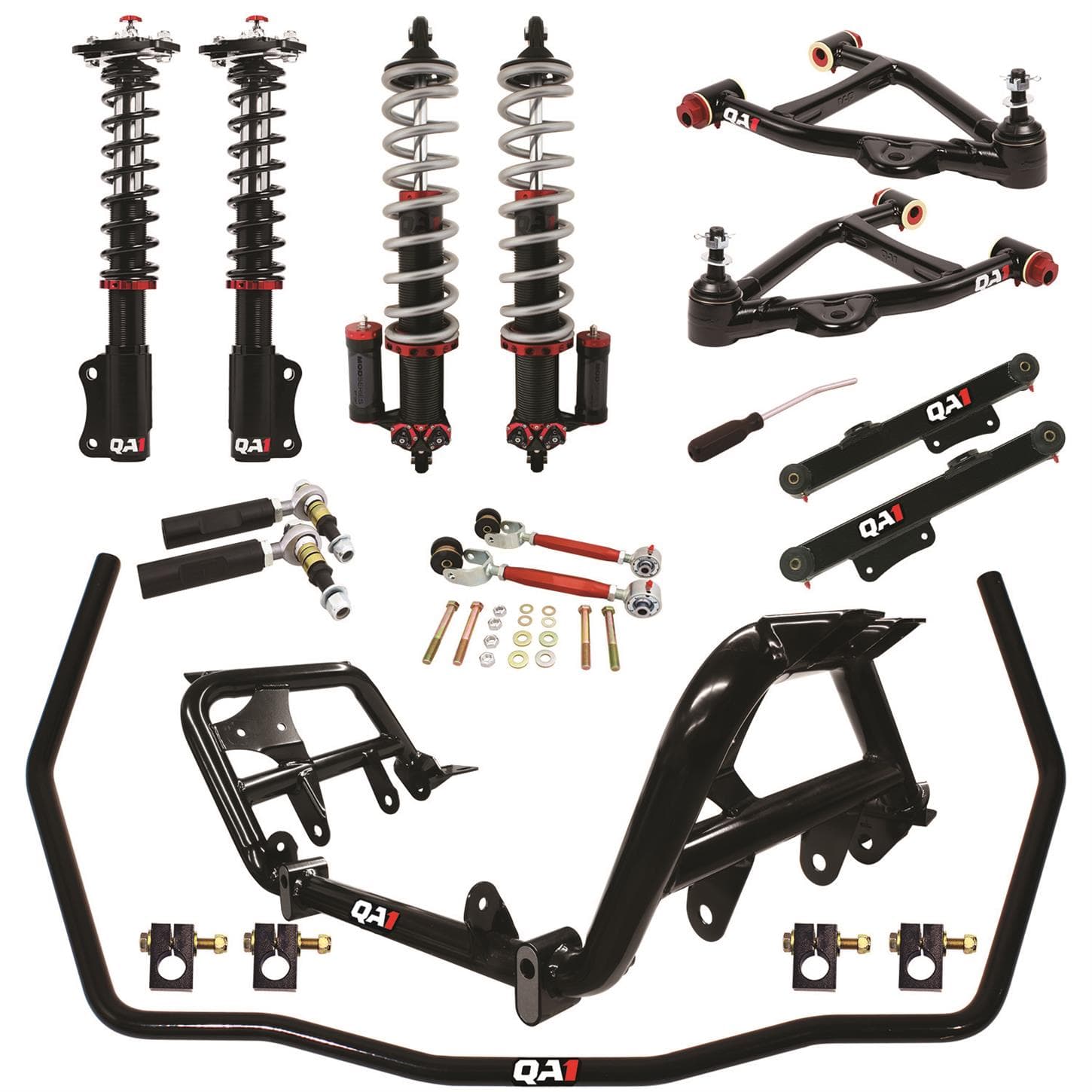 QA1 DK43-FMM4 Lvl 3 Full Vehicle Drag Kit, 94-04 Mustang W/Shocks