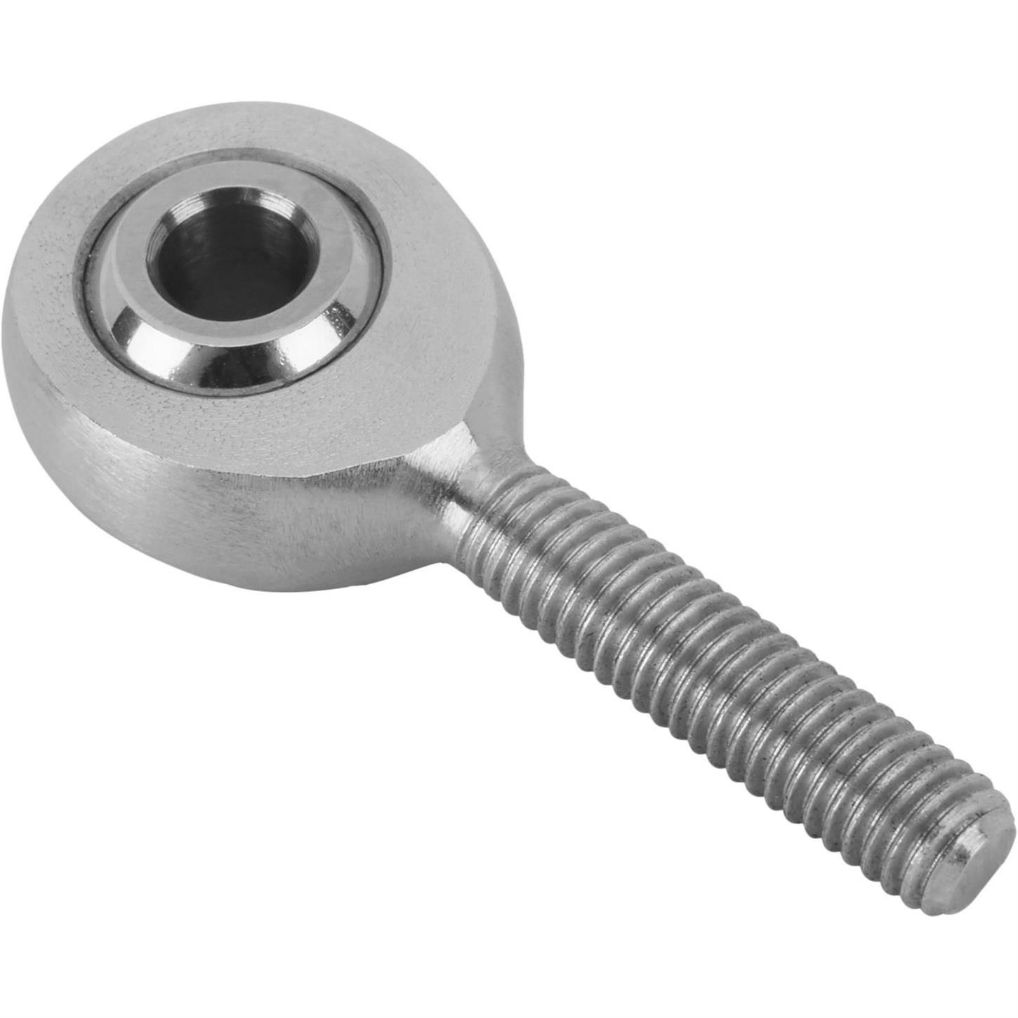 QA1 EXML3 EX Series Carbon Steel Rod End, Male, LH 3/16 Bore, 10-32 Threads