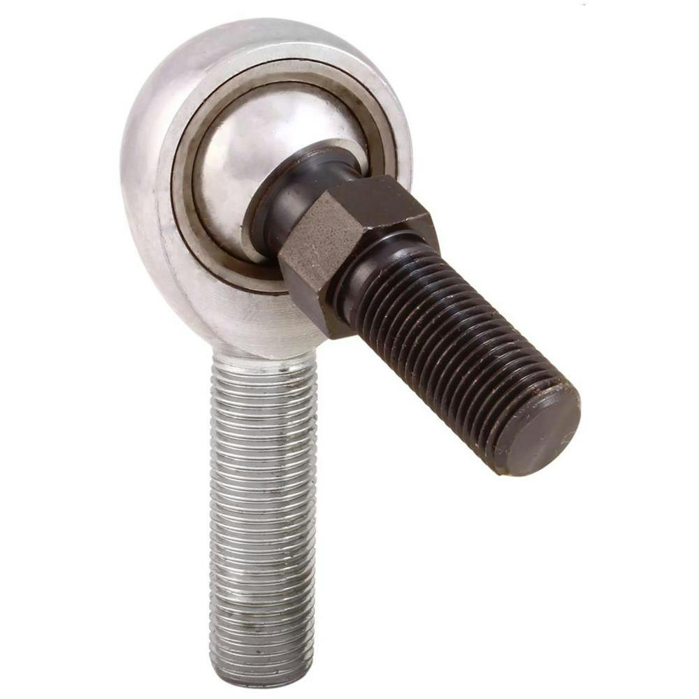 QA1 KML4-5S K Series Three Piece Rod End, Male, 1/4 Bore and 5/16-24 LH , Stud