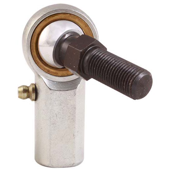 QA1 VFL8SZ V Series Rod End, Carbon Steel, 4-Piece, 1/2-20 LH, Zerk