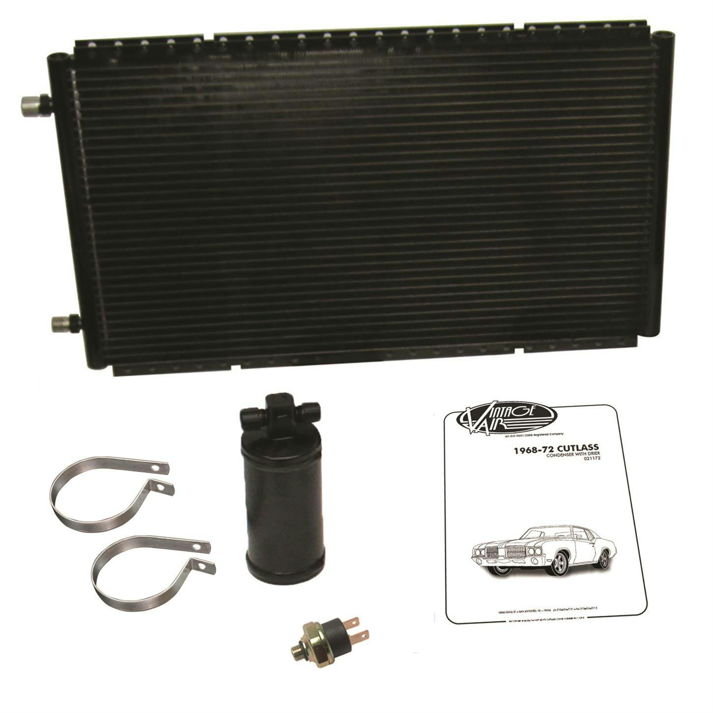 Vintage Air 021172 SureFit Condenser Kit 68-72 Oldsmobile Cutlass