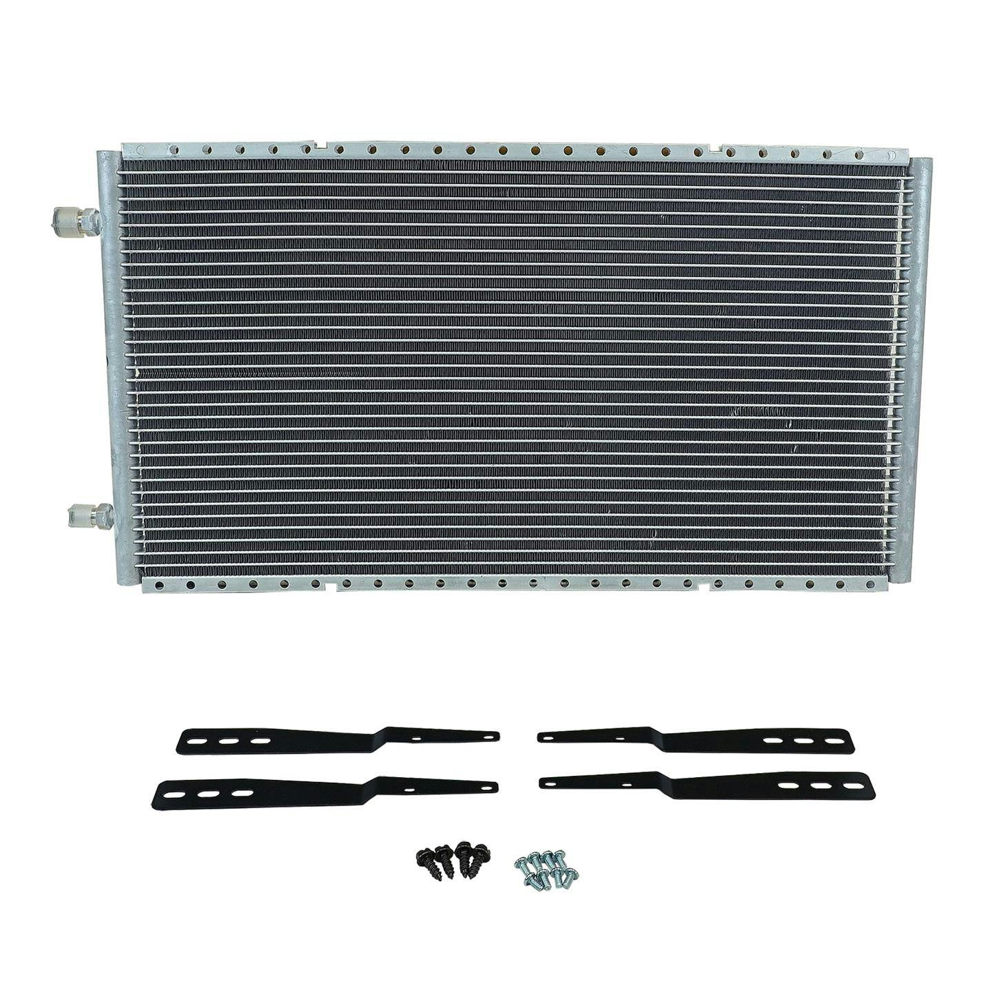 Vintage Air 037700 SuperFlow Condenser W/ Brackets, 14X25.5 Inch