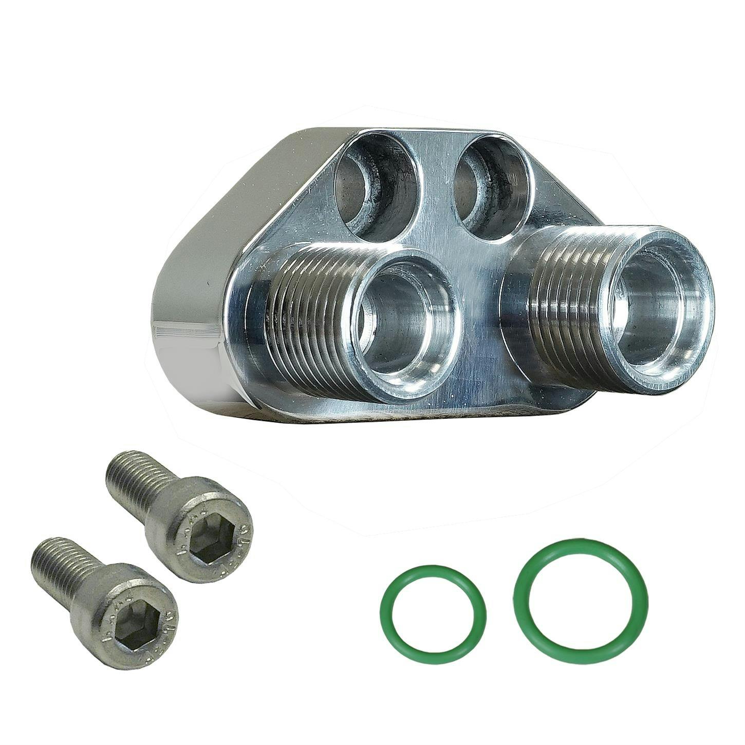 Vintage Air 045004 Compressor Block Kit, Polished Aluminum