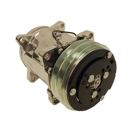 Vintage Air 047001-SUQ Sanden Comp Double V-Groove Pulley Pol