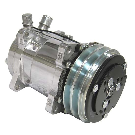 Vintage Air 048000 N/A GenIV SureFit Polished Compressor Upgrade