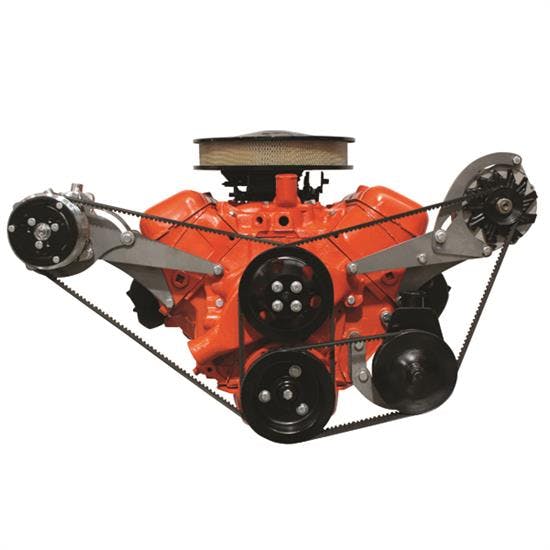 Vintage Air 15134-VCB BBC W/Short Pump Side-mount Brackets