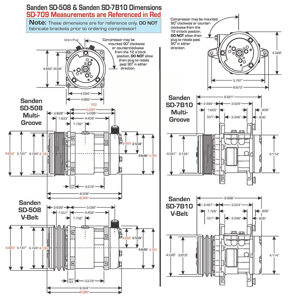 Vintage Air 15136-VCB Big Block Low-mount Comp Bracket Short Pump