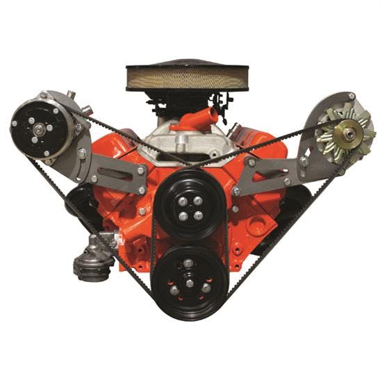 Vintage Air 15142-VCB Vortec Top-mount Bracket Alt Short Pump