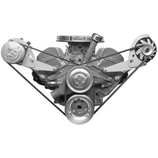 Vintage Air 15812-VCB Chevy 348-409 Driver Side Alternator Brackt