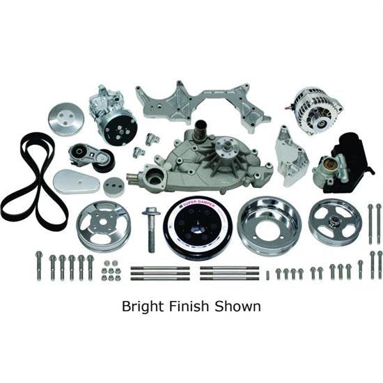 Vintage Air 172014 Front Runner Drive System GM LS Black/chrome
