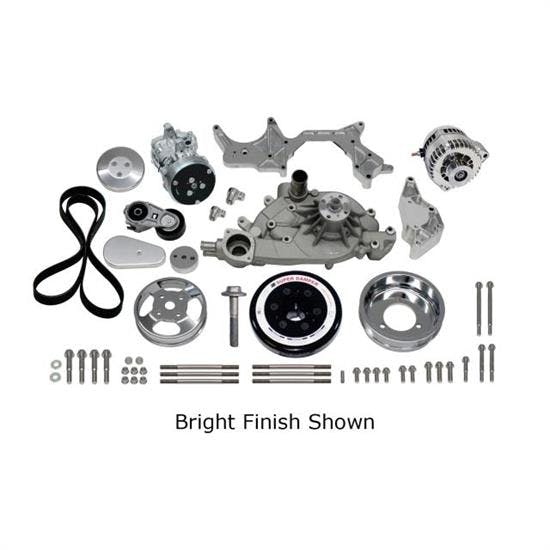 Vintage Air 172018 Front Runner Drive System GM LS Black/Chrome