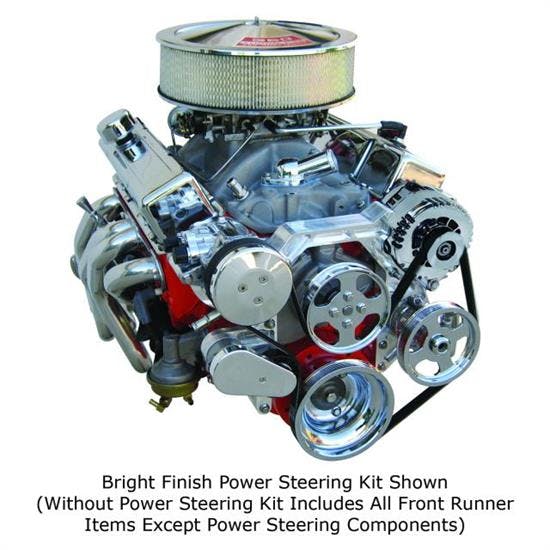 Vintage Air 174023 Front Runner Drive System SBC Brgt/chrome