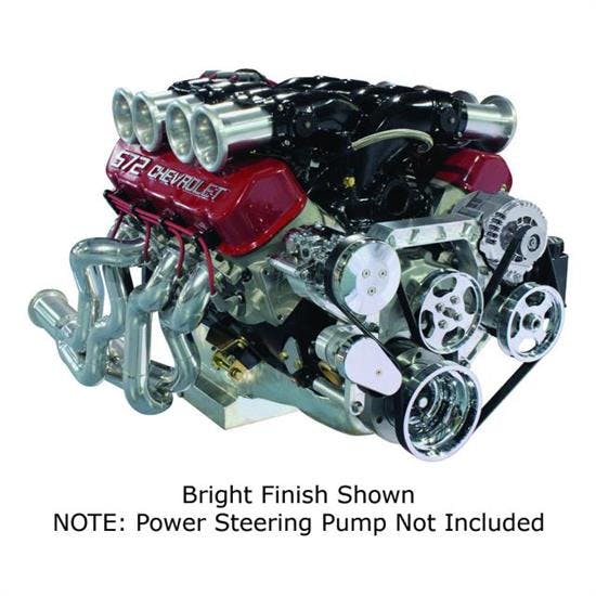 Vintage Air 174050-BCA Front Runner Drive System BBC Black