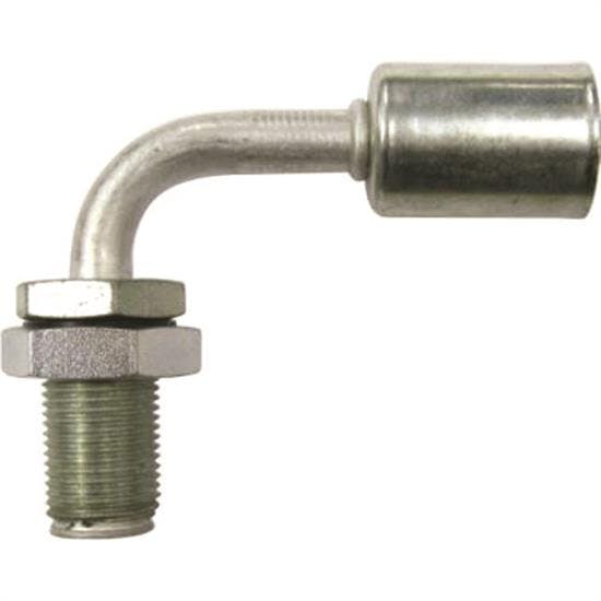 Vintage Air 35882-VUG Bulkhead Beadlock Male Fitting 90 Degree