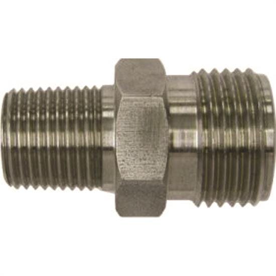 Vintage Air 36032-MPA Manifold Heater Fitting, Straight 3/8 Inch