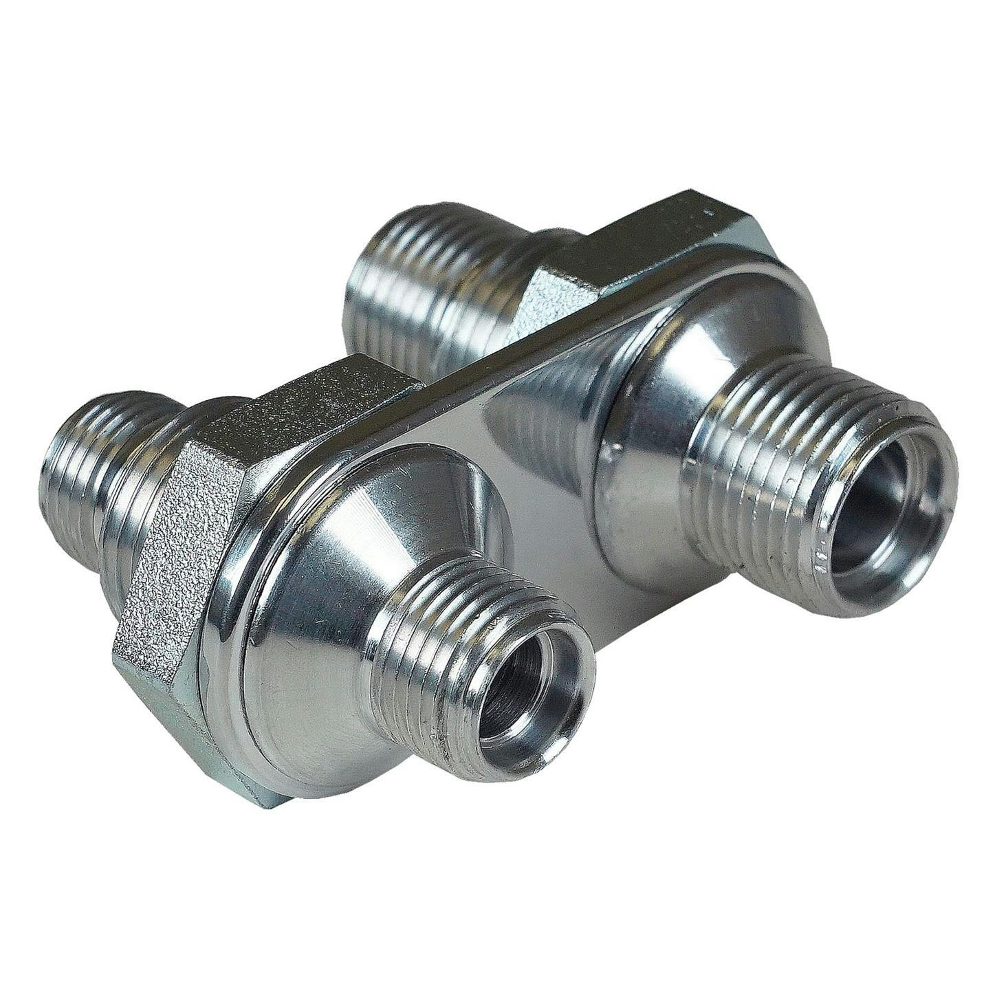 Vintage Air 382680-MBA Streamline Aluminum 2-way Bulkhead Plate