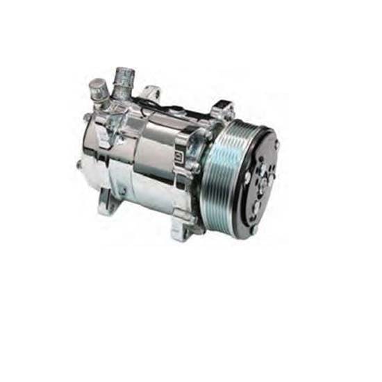 Vintage Air 048086 Sanden Air Conditioning Compressors, Chrome