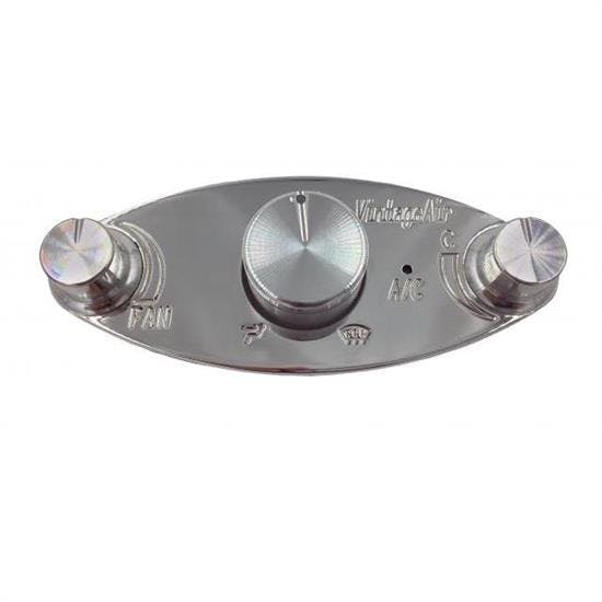 Vintage Air 491240 Gen IV Proline Ellipse Control Panel, Polished