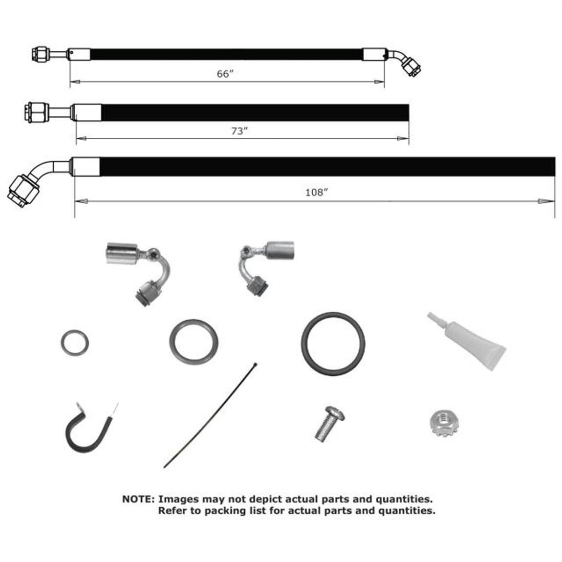 Vintage Air 524473 68-69 Chevelle SureFit Reduced Modified Hoses