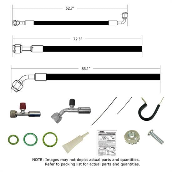 Vintage Air 525705 1957 Chevy Full-Size SureFit Modified Hose Kit