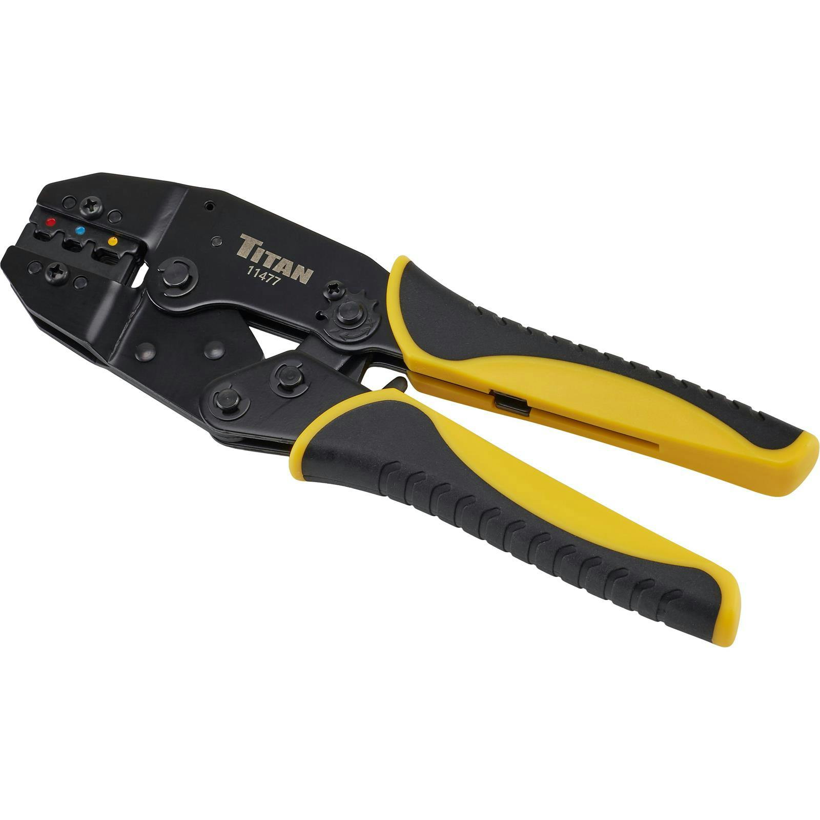 Titan Tools 11477 Ratcheting Wire Terminal Crimper