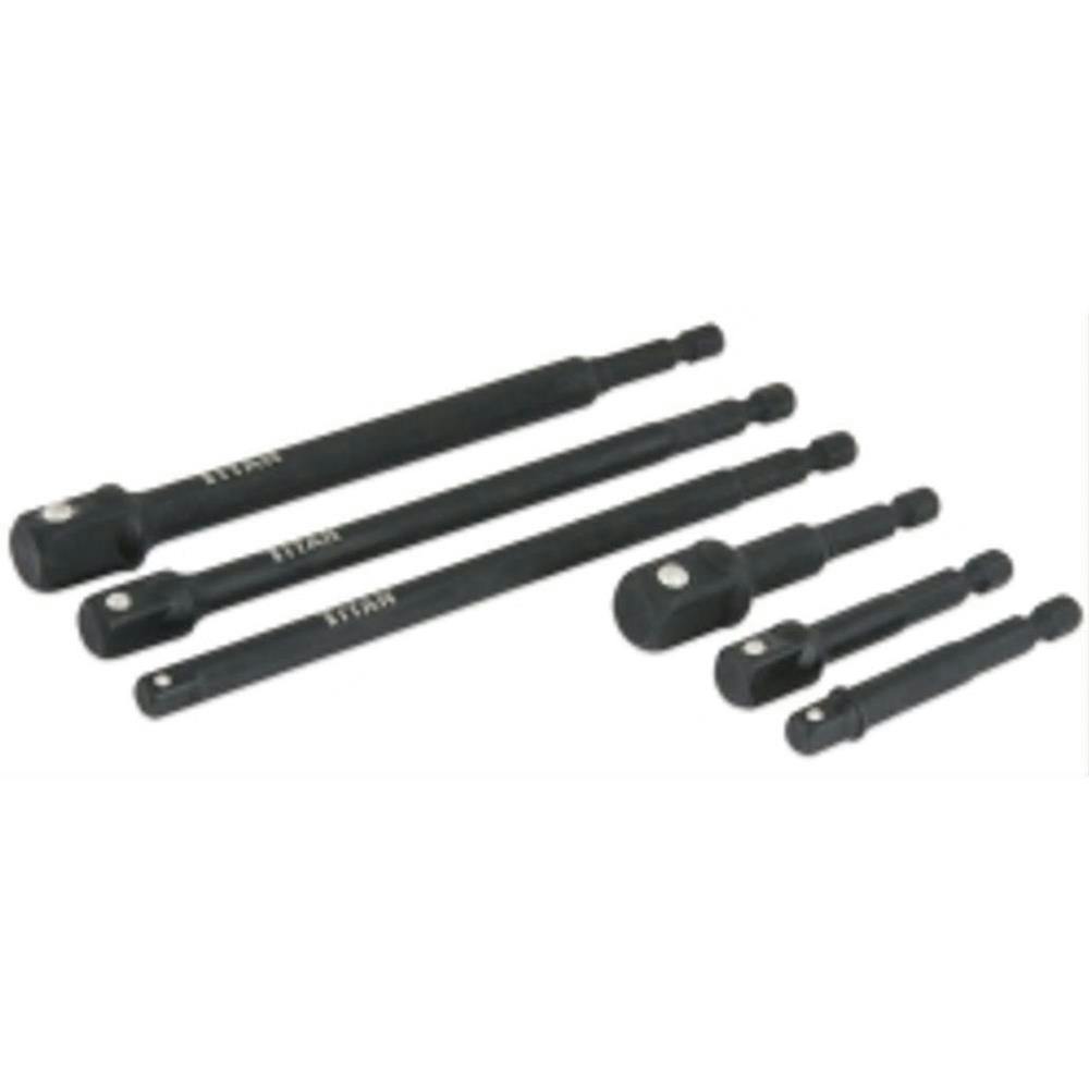 Titan Tools 12087 Impact Socket Adapter Set, 6 Piece