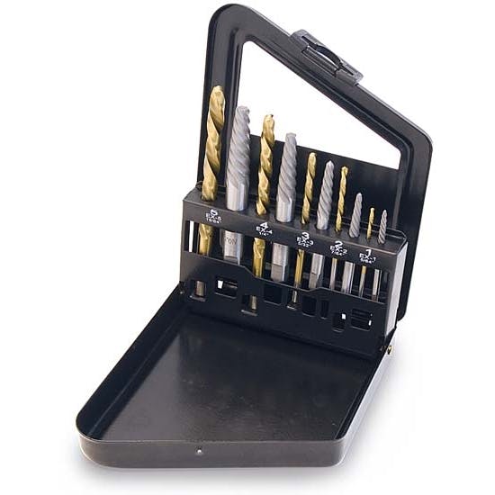 Titan Tools 16013 Easy Out Screw Extractor/Left Hand Drill Bits