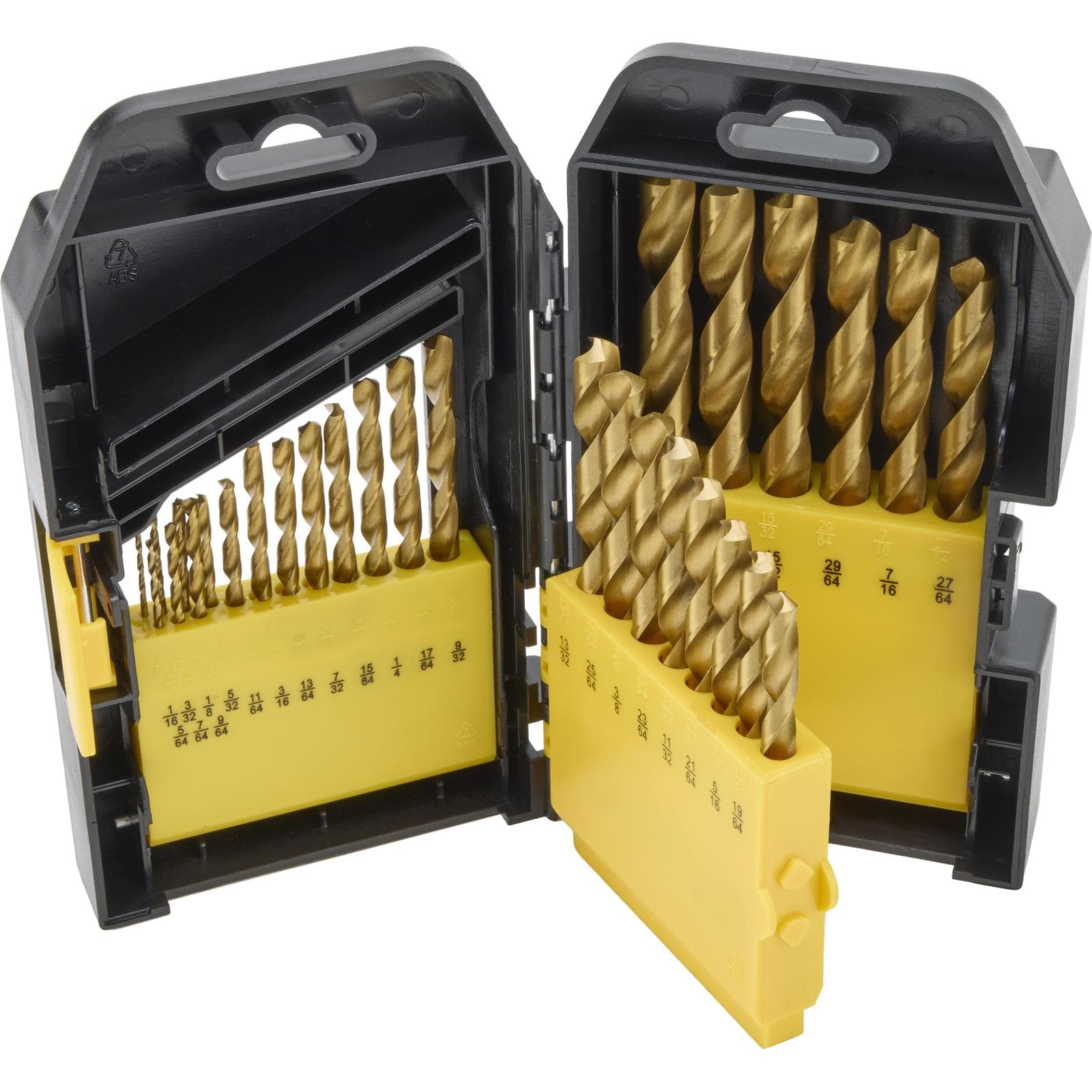 Titan Tools 16530 Titanium Coated Drill Bit Set, 29 Piece