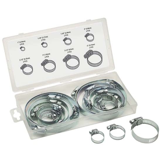 Titan Tools 45207 Hose Clamp Assortment, 20 Piece
