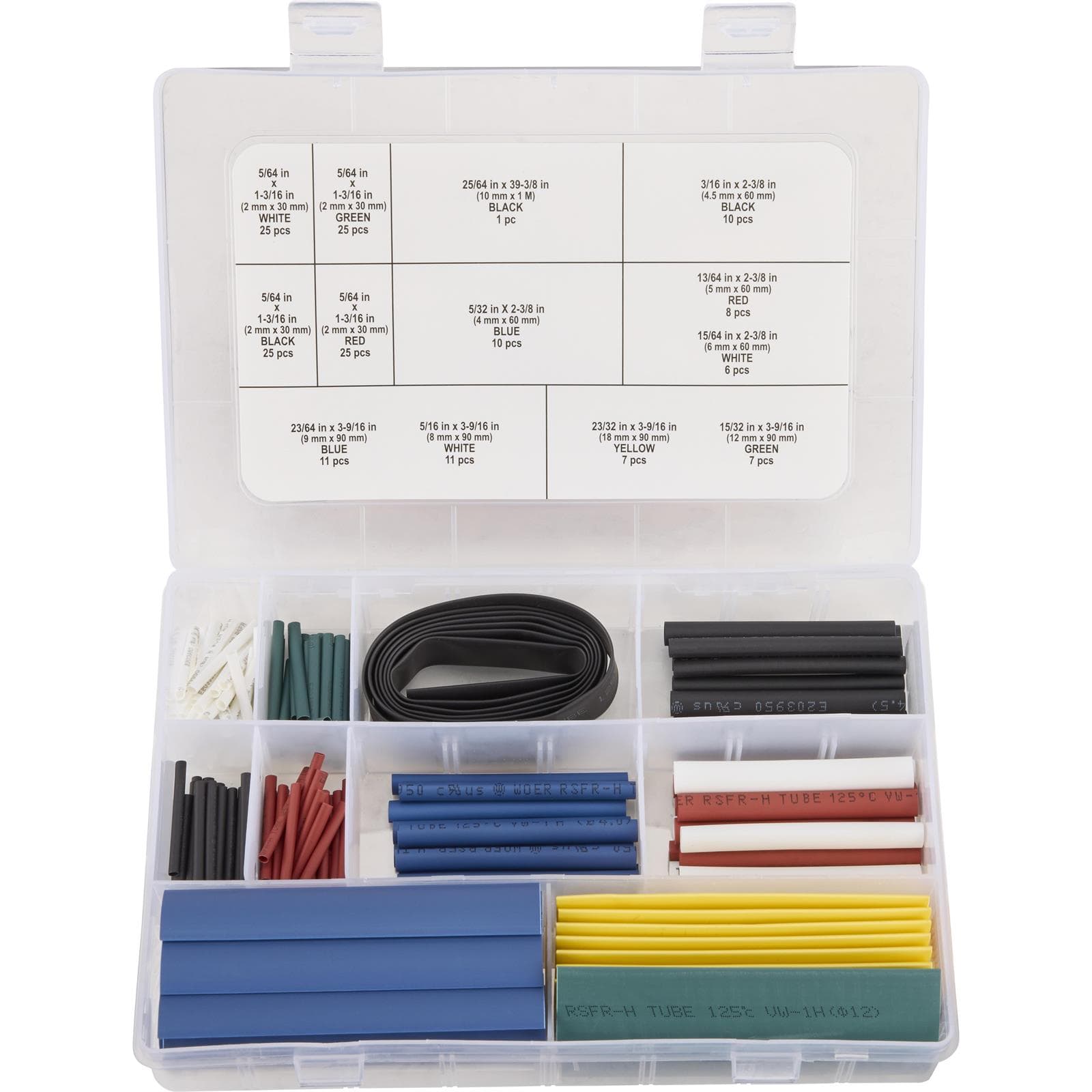 Titan Tools 45238 Heat Shrink Tubing Kit, 171 Piece
