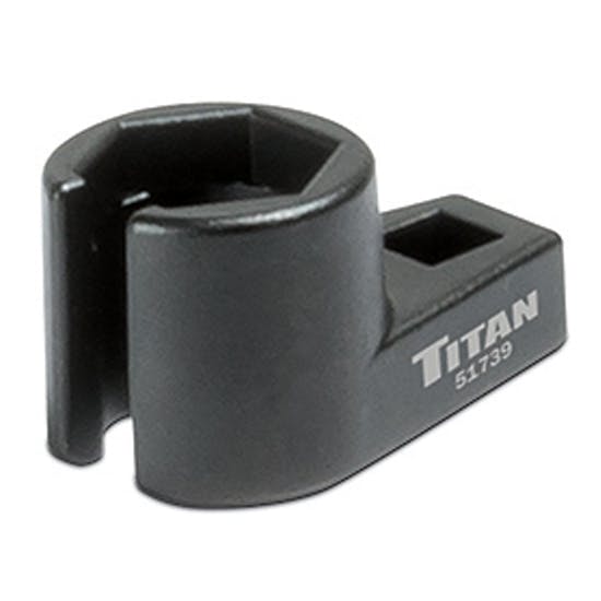 Titan Tools 51739 Offset Oxygen Sensor Wrench