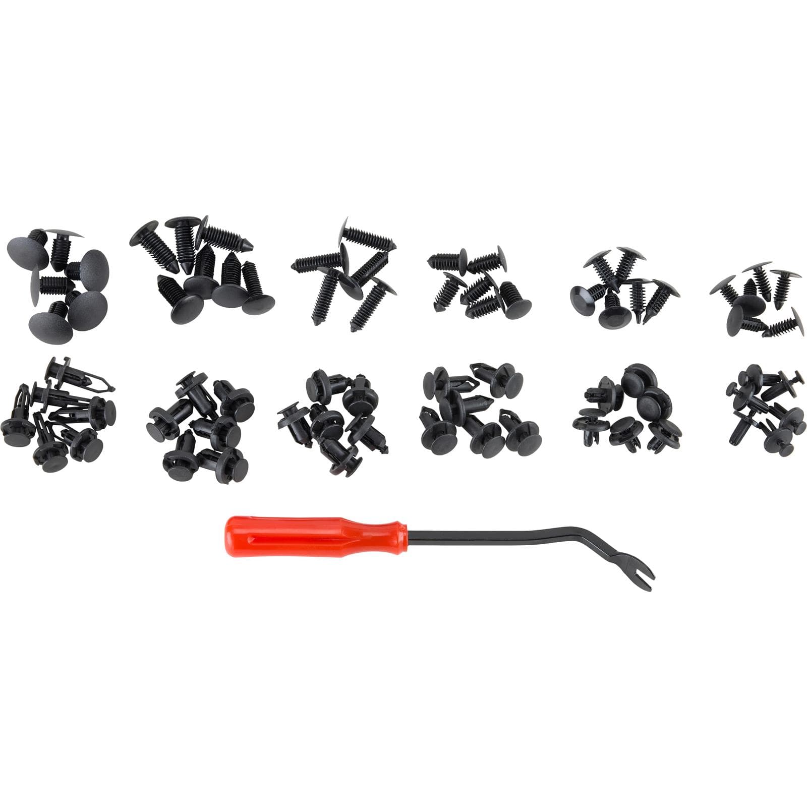 Titan Tools 85535 72 Piece Car Body Fastener/ Push Clips Kit