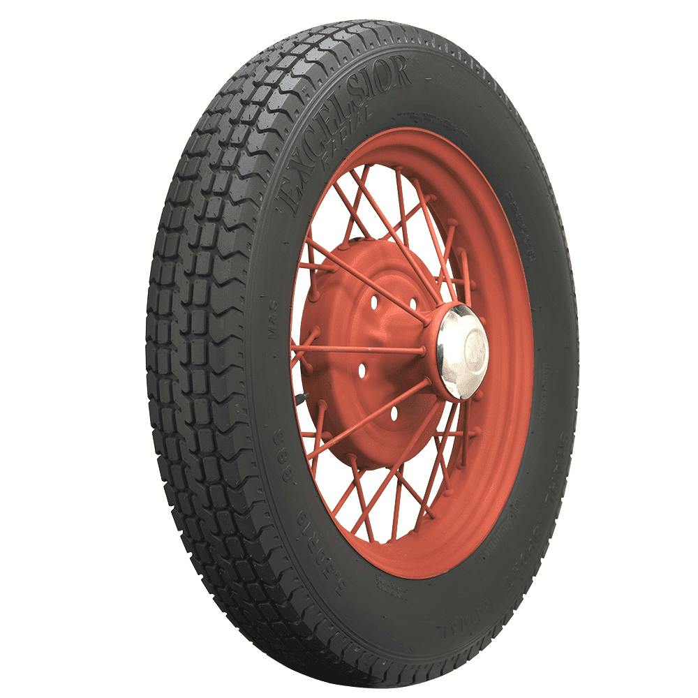 Coker 742321 Excelsior Stahl Sport Radial Tire, 650R19