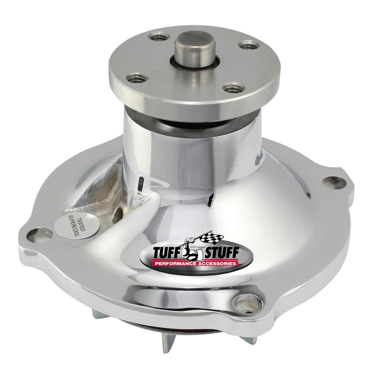 Tuff Stuff 1317NB Chrysler Big Block Cast-Iron Water Pump, Chrome