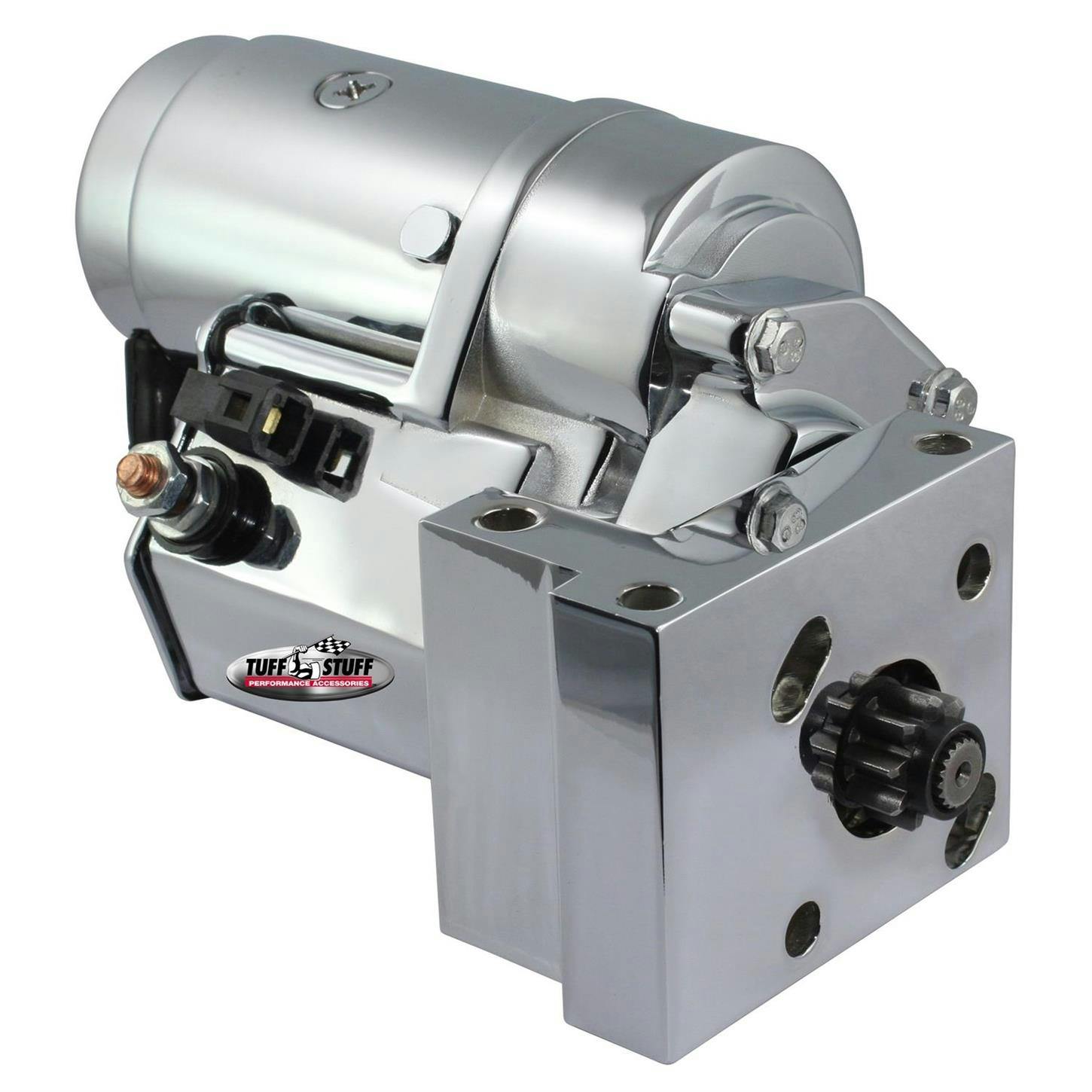 Tuff Stuff 13510A Chevy Denso Gear Reduction Starter, Chrome