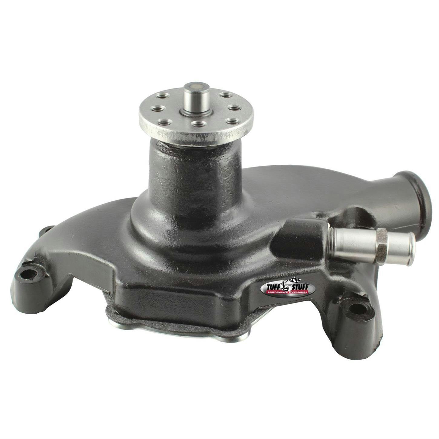 Tuff Stuff 1353NC SBC Short Aluminum Water Pump, Black