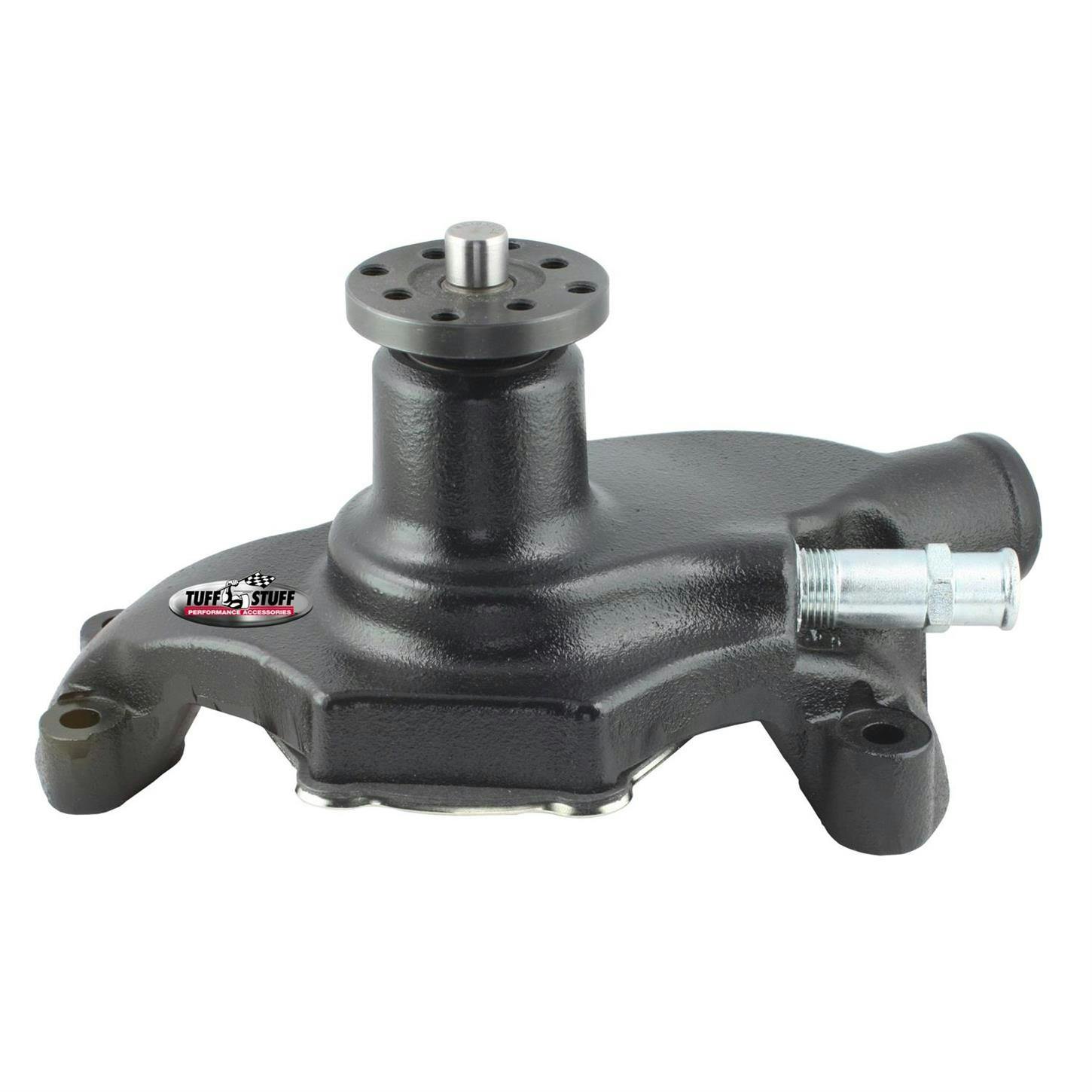 Tuff Stuff 1354NCS SBC Short Cast-Iron Water Pump, Black