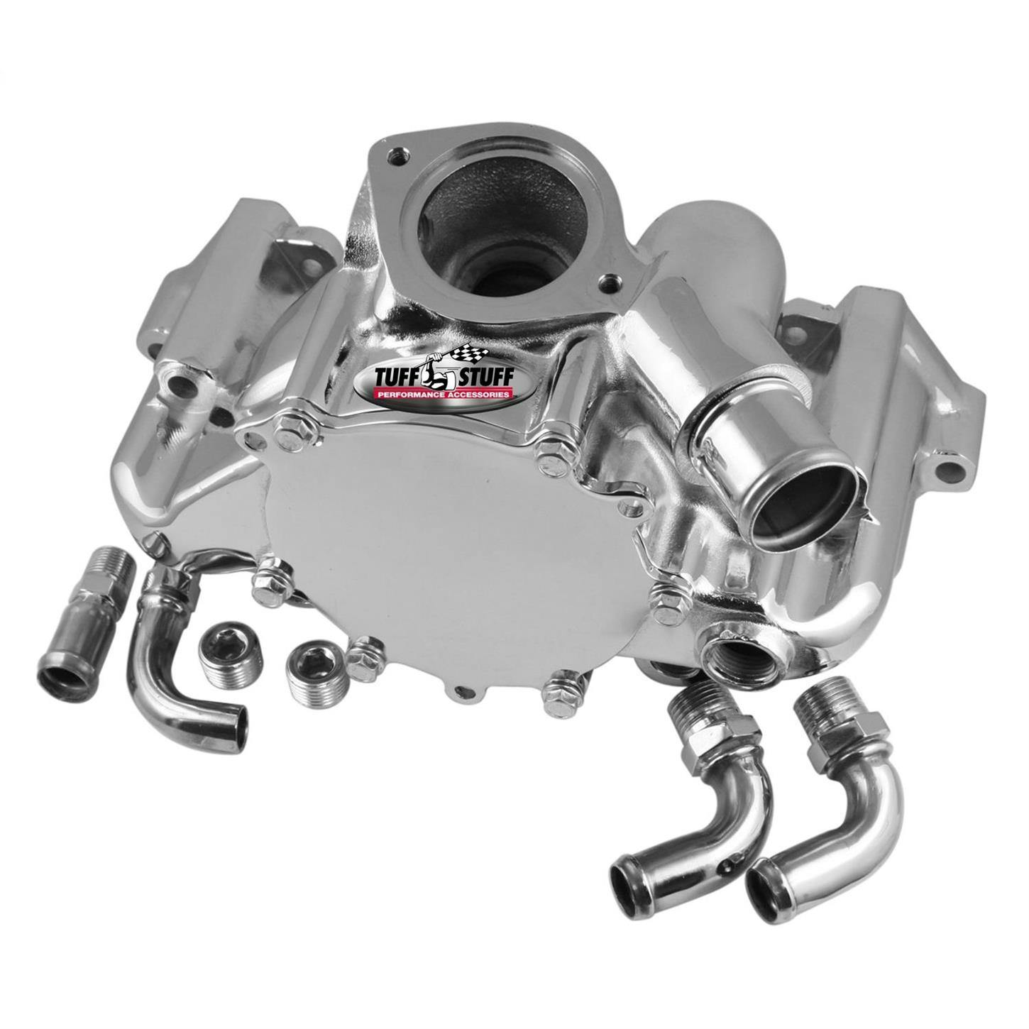 Tuff Stuff 1362A LT1 Water Pump, Aluminum, Chrome