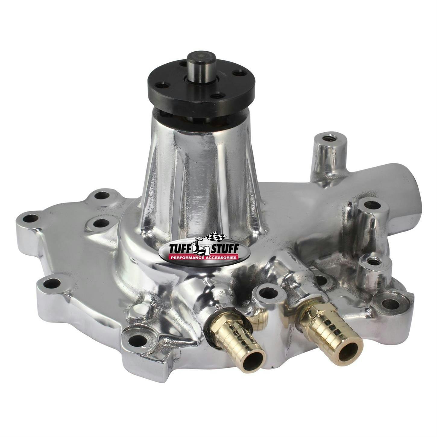 Tuff Stuff 1432AB Ford Aluminum Water Pump, Pass. Side Inlet, Pol