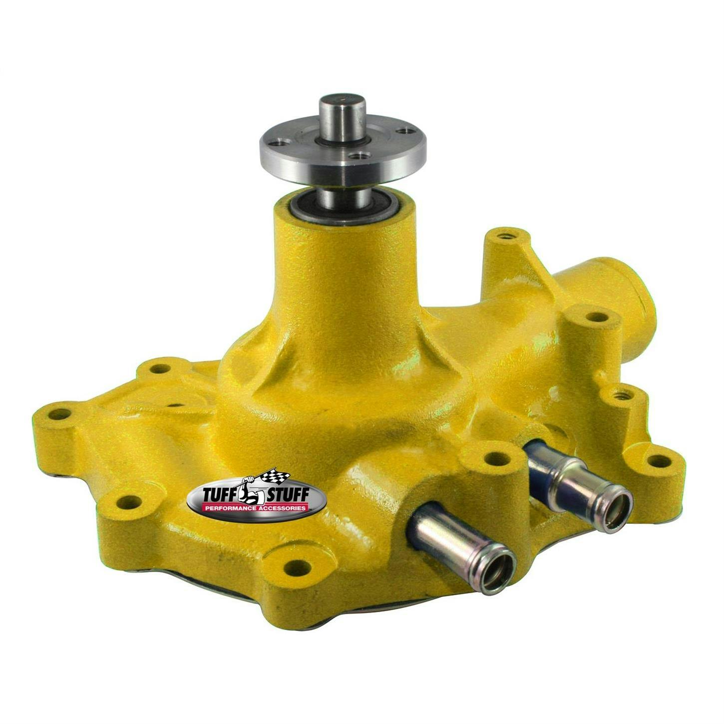 Tuff Stuff 1432CYELLOW Ford Cast-Iron Water Pump Pass. Inlet, Yel