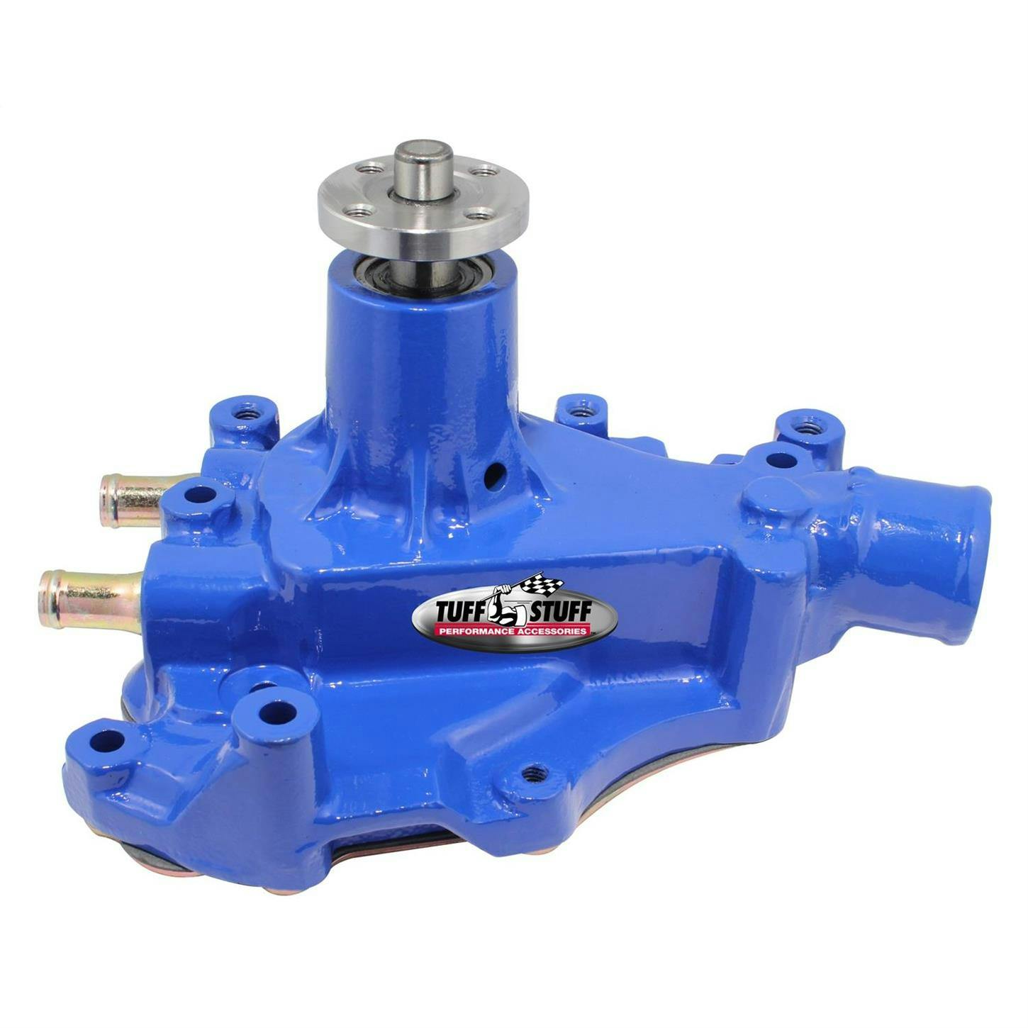 Tuff Stuff 1468CBLUE Windsor Ford Water Pump, Cast-Iron, Blue