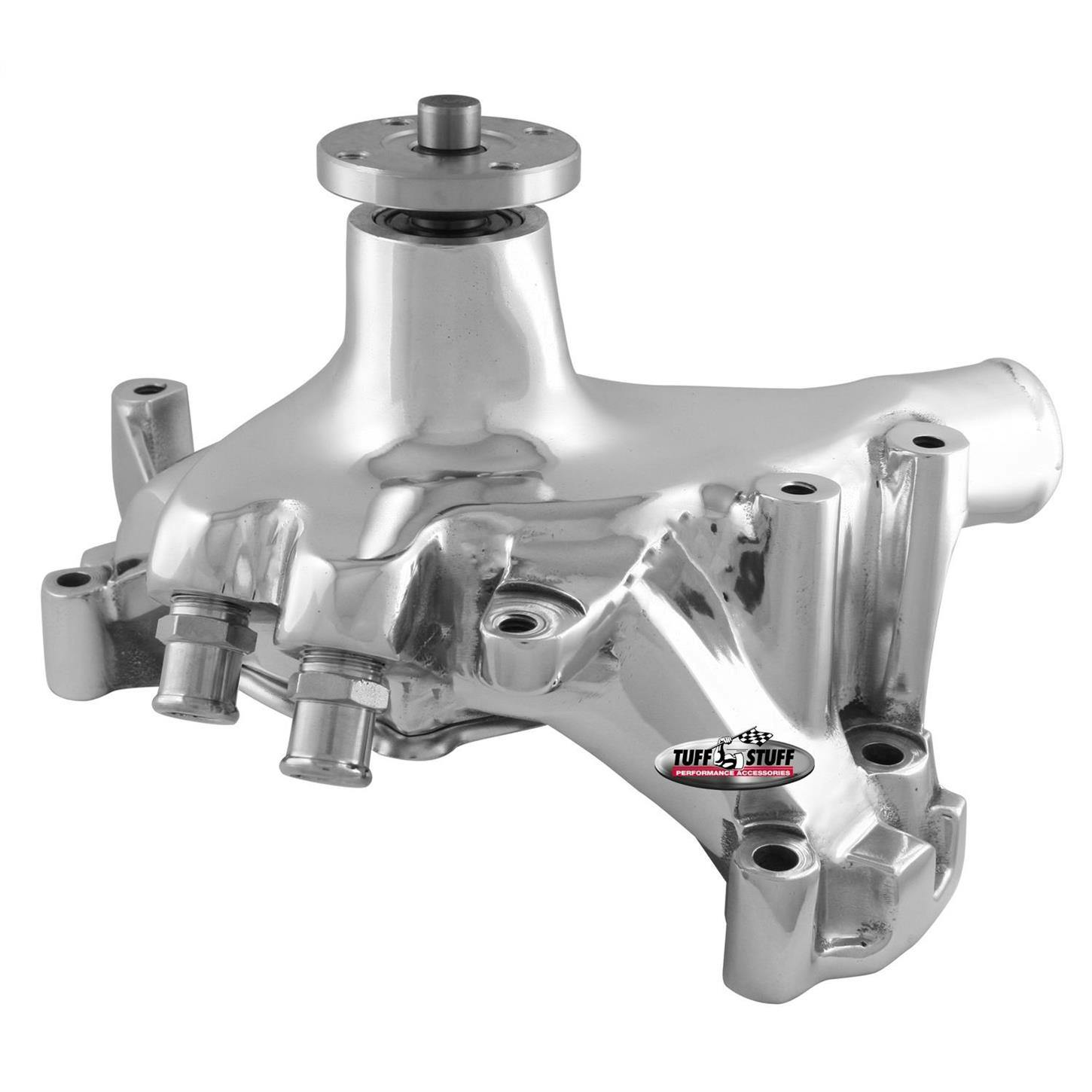 Tuff Stuff 1493ANB 88-95 BBC Chevy Long Aluminum Water Pump, Pol