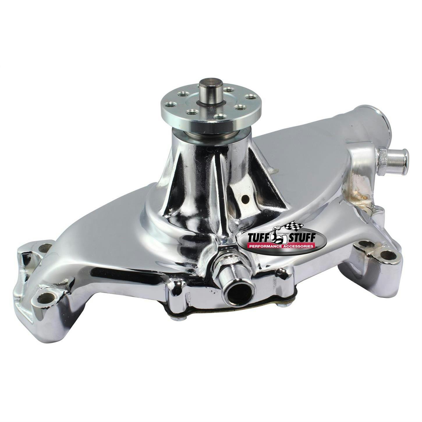 Tuff Stuff 1496NB Water Pump, BBC Short Aluminum, Polished