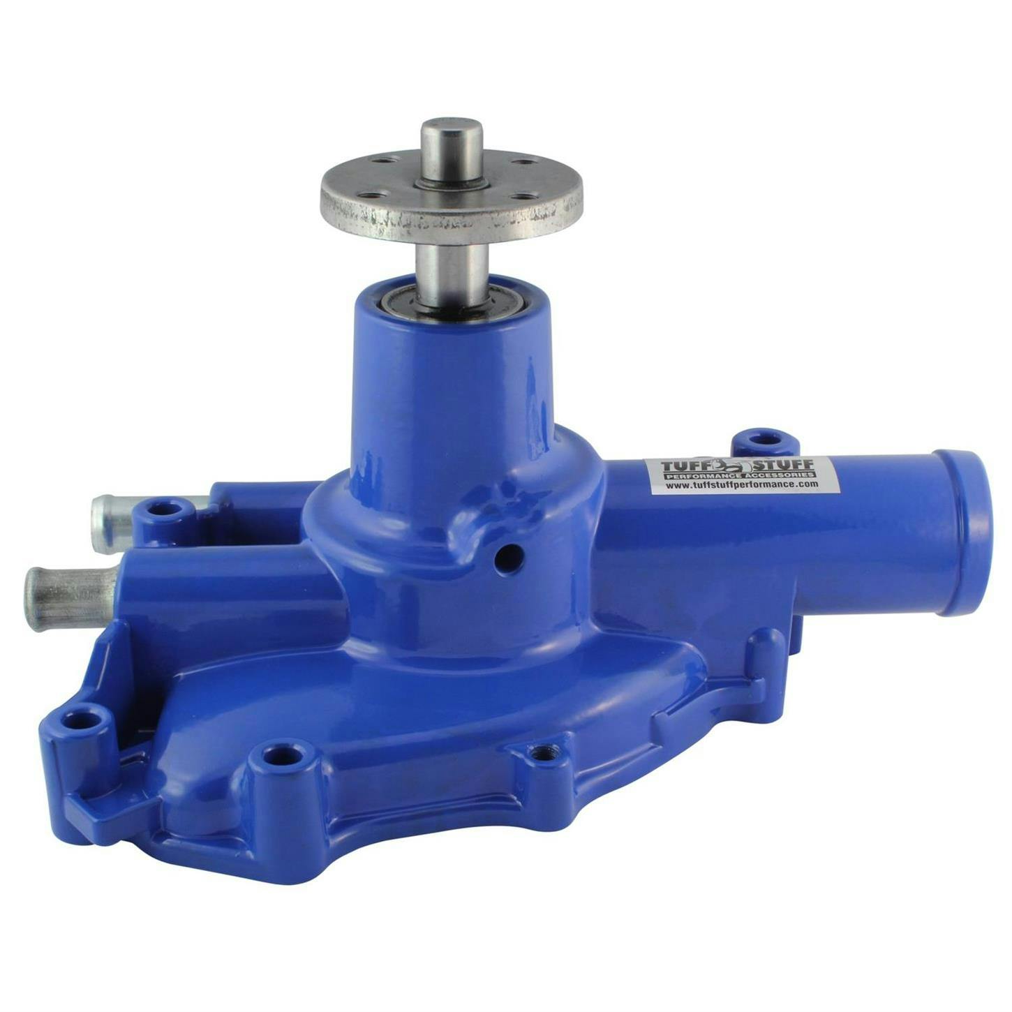 Tuff Stuff 1594NCBLUE 1986-93 Ford 5.0L Aluminum Water Pump, Blue
