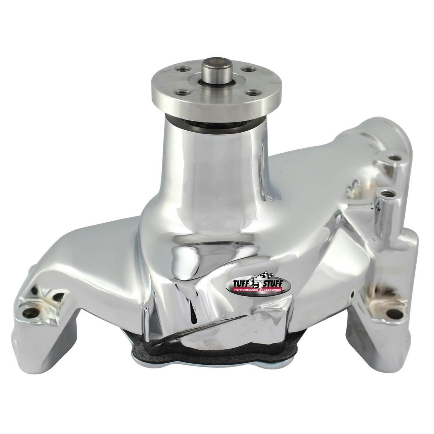Tuff Stuff 1675AA 1987-95 GM Long Aluminum Water Pump, Chrome