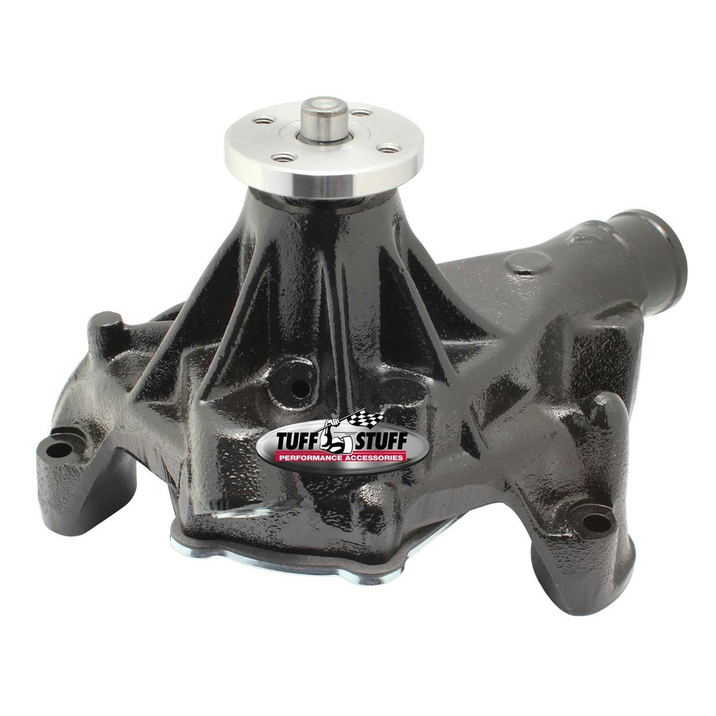 Tuff Stuff 1675NC 1987-95 GM Long Water Pump, Cast-Iron, Black