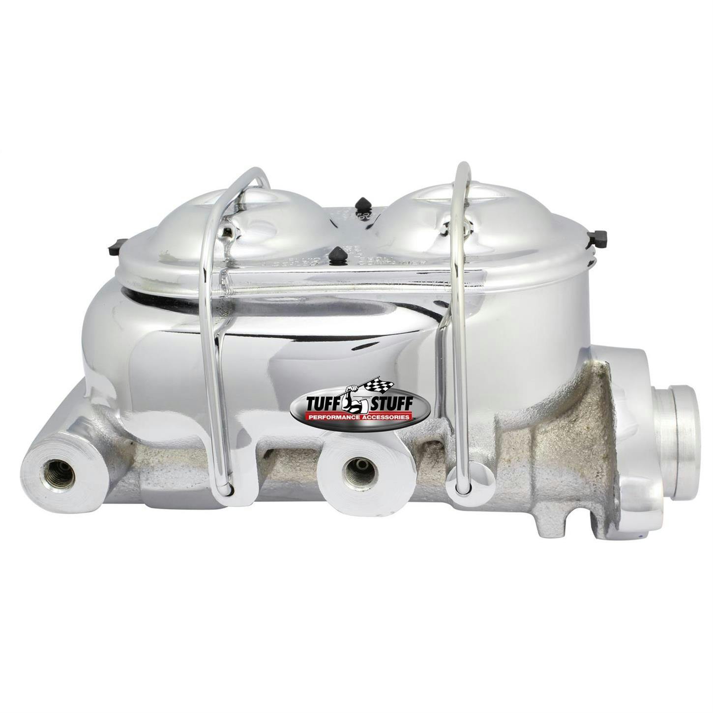 Tuff Stuff 2020NA Dual Reservoir Master Cylinder, 1 In, Chrome