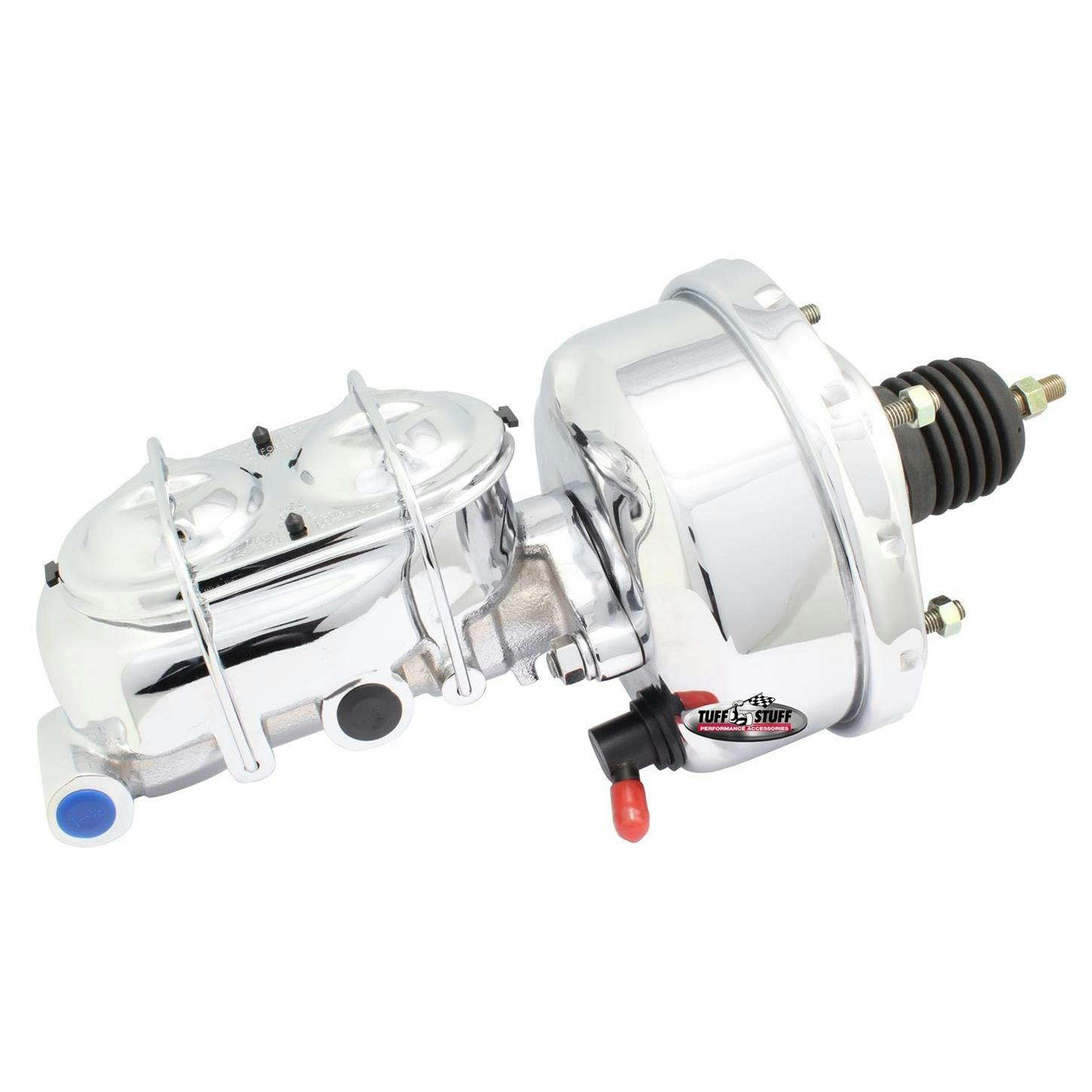 Tuff Stuff 2121NA-1 Single Diaphragm Booster Combo, Master Chrome