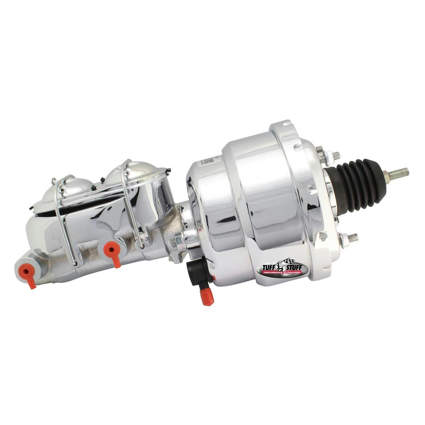 Tuff Stuff 2122NA-2 Dual Diaphragm Booster Combo, Master Chrome