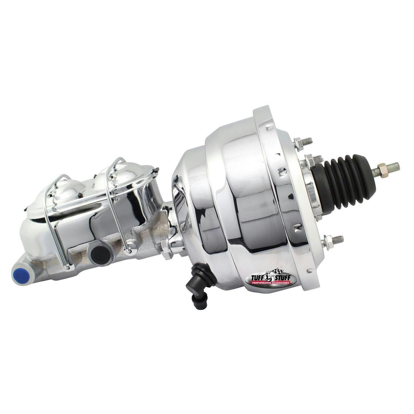 Tuff Stuff 2123NA-1 Dual Diaphragm Booster Combo, Master Chrome